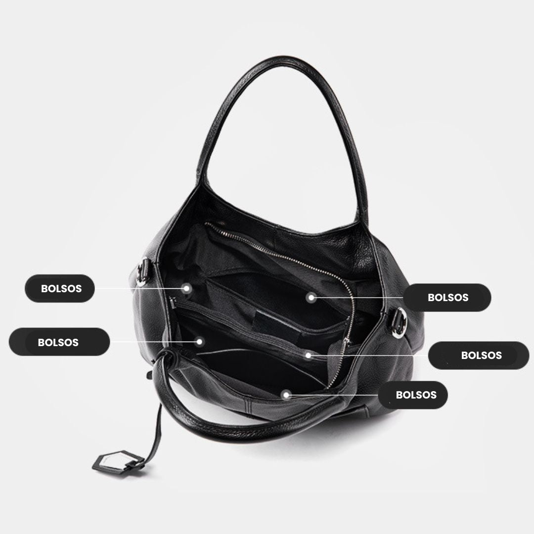 Tote Large Genuine Leather Classic Lisbon Bag