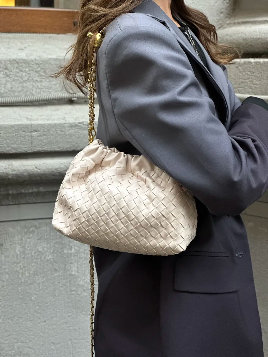 Bucket Small Woven Bella Bag