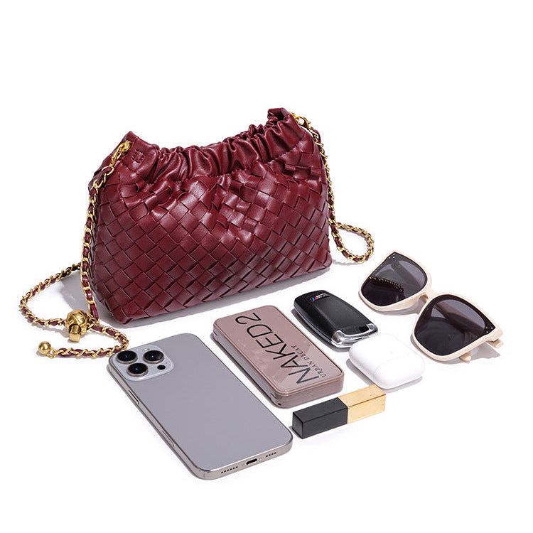 Bucket Small Woven Bella Bag