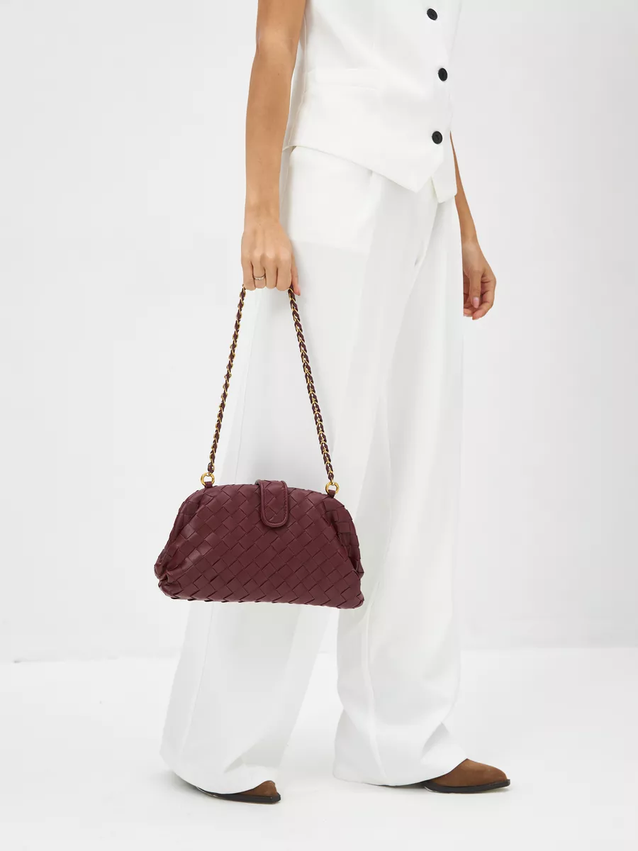 Small Woven Claire Bag