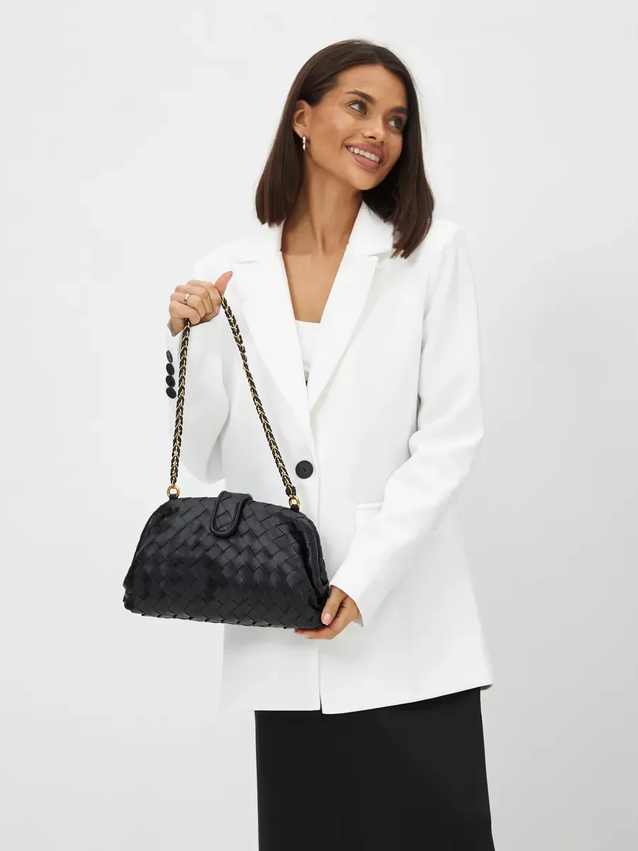 Small Woven Claire Bag