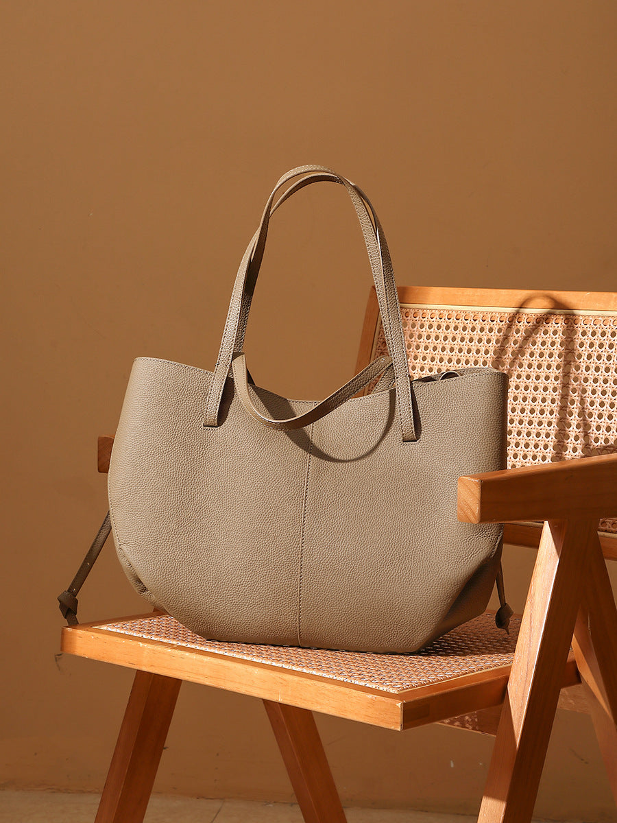Tote Large Genuine Leather Paris Bag
