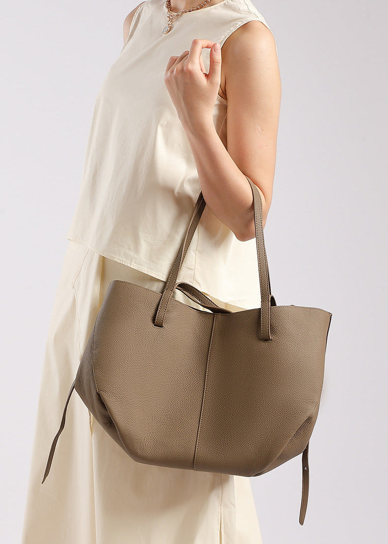 Tote Large Genuine Leather Paris Bag