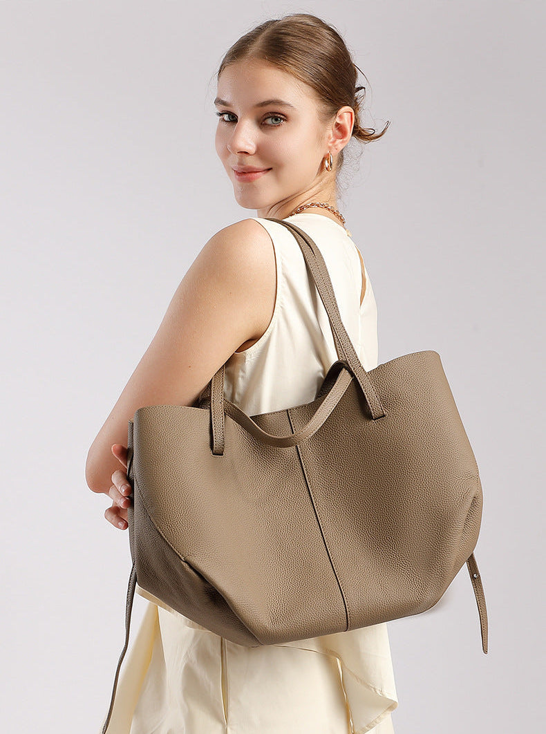 Tote Large Genuine Leather Paris Bag
