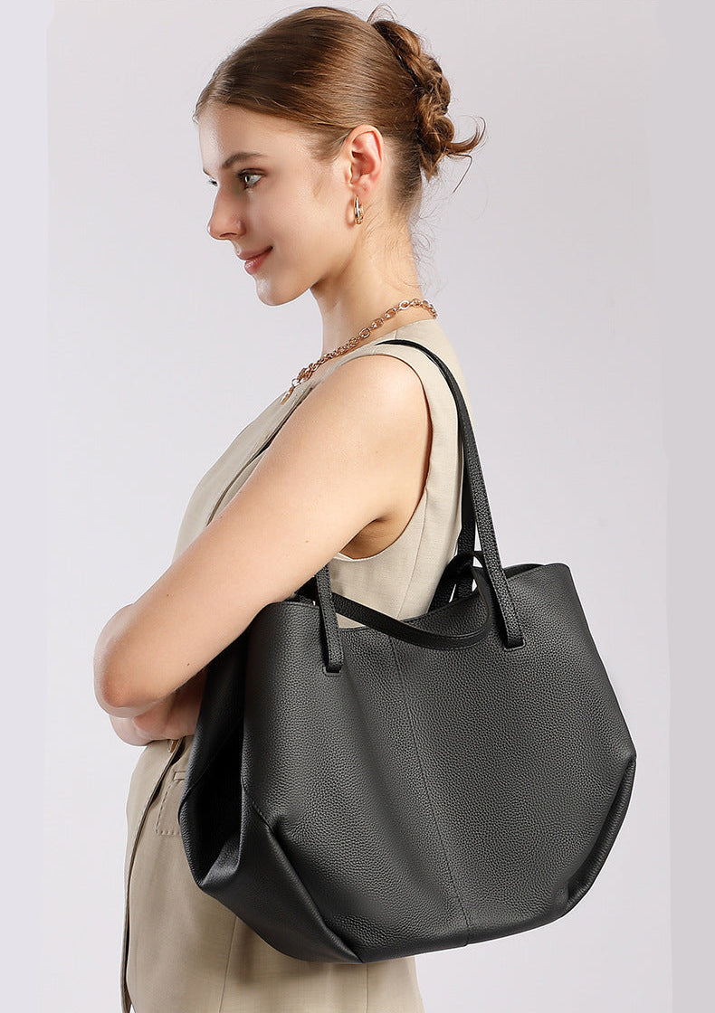 Tote Large Genuine Leather Paris Bag
