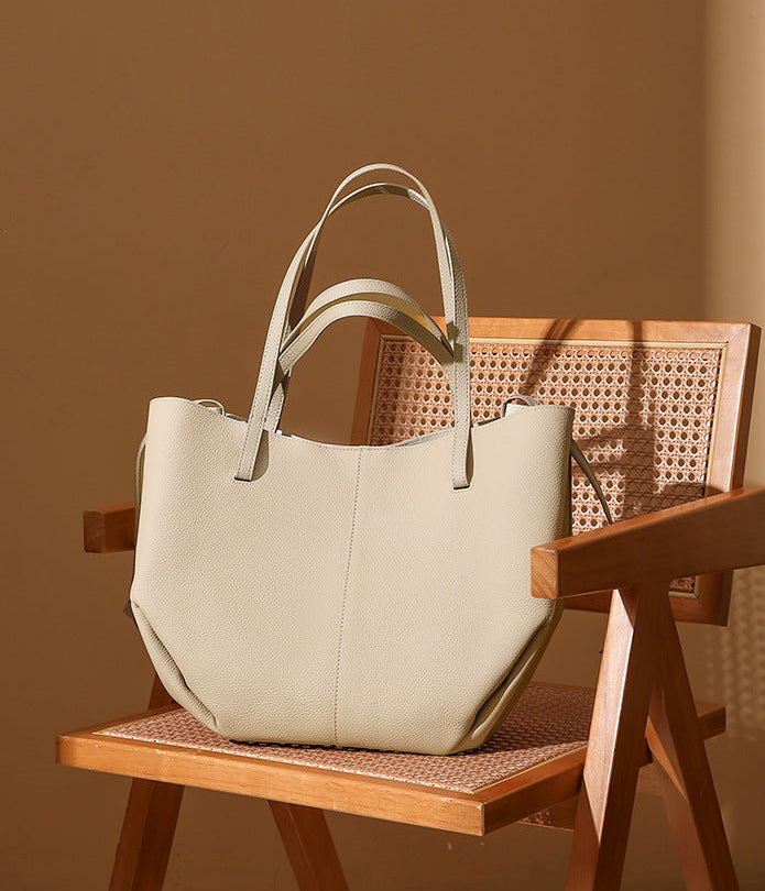 Tote Large Genuine Leather Paris Bag