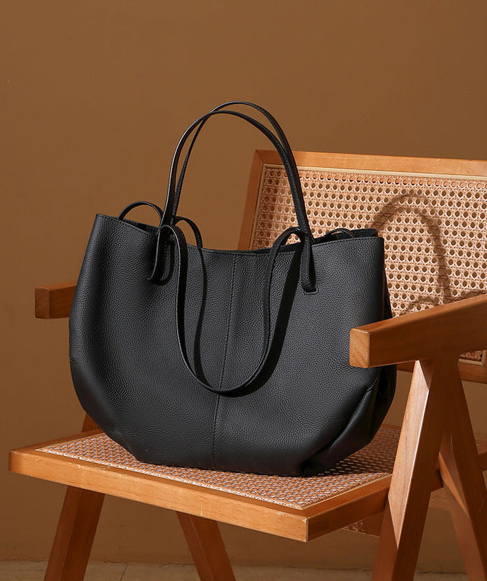 Tote Large Genuine Leather Paris Bag