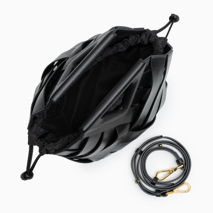 Woven Genuine Leather Lancaster Bag