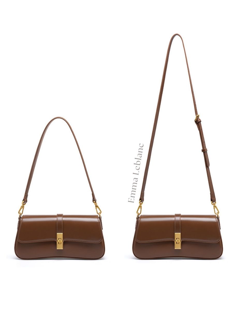 Baguette Small Leather Miami Bag