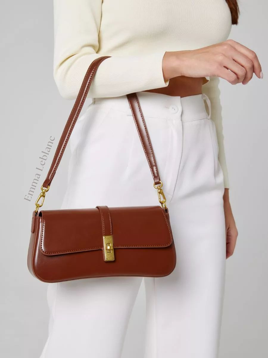 Baguette Small Leather Miami Bag