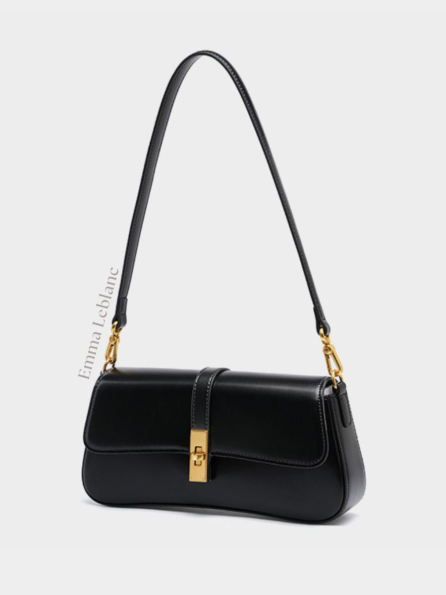 Baguette Small Leather Miami Bag