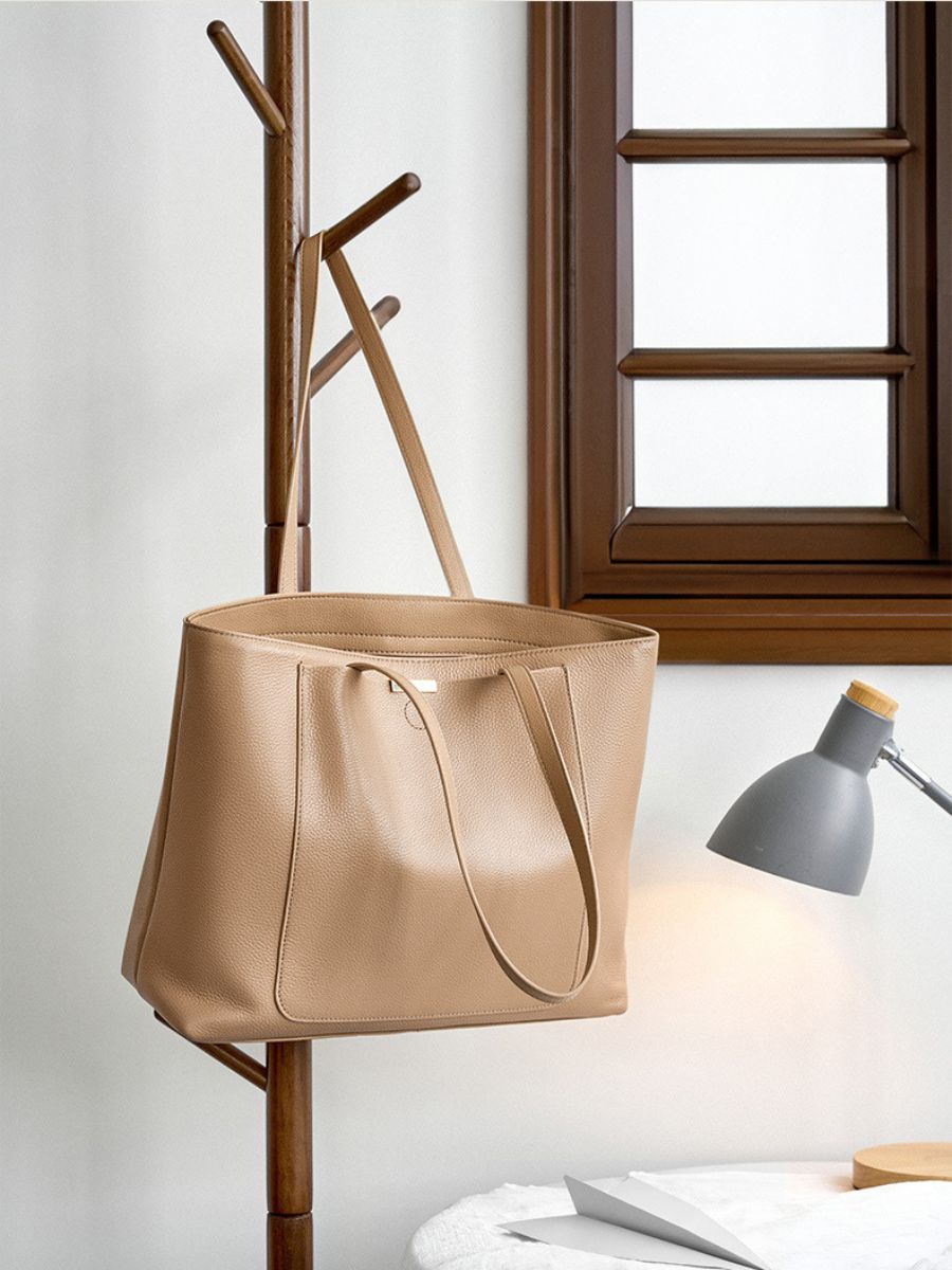 Tote Large Classic Leather Nice Bag