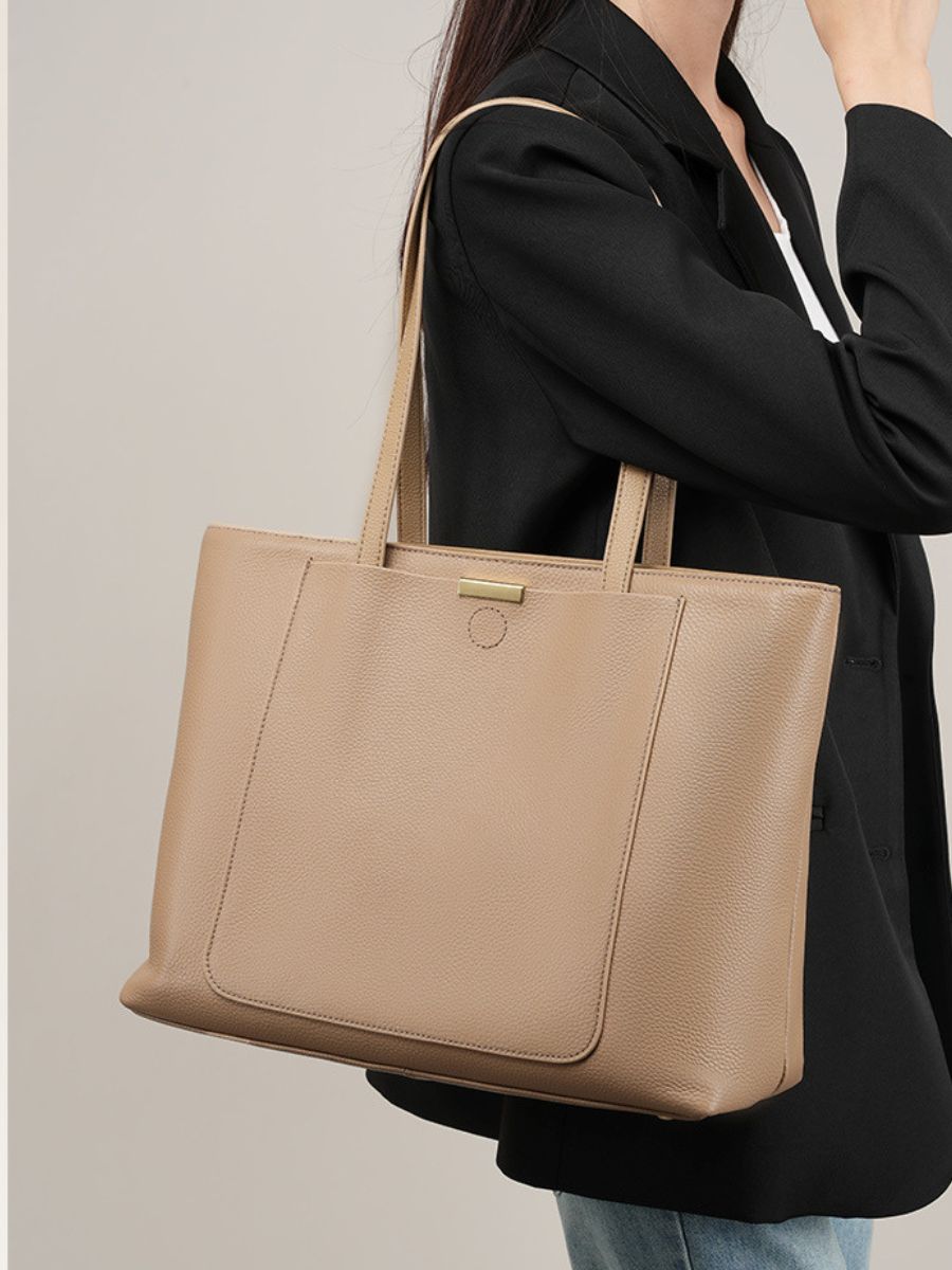 Tote Large Classic Leather Nice Bag