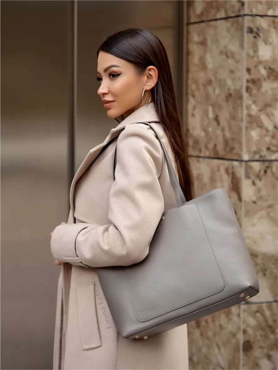 Tote Large Classic Leather Nice Bag