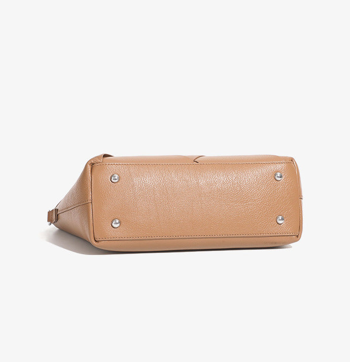 Woven Genuine Leather Jakarta Bag