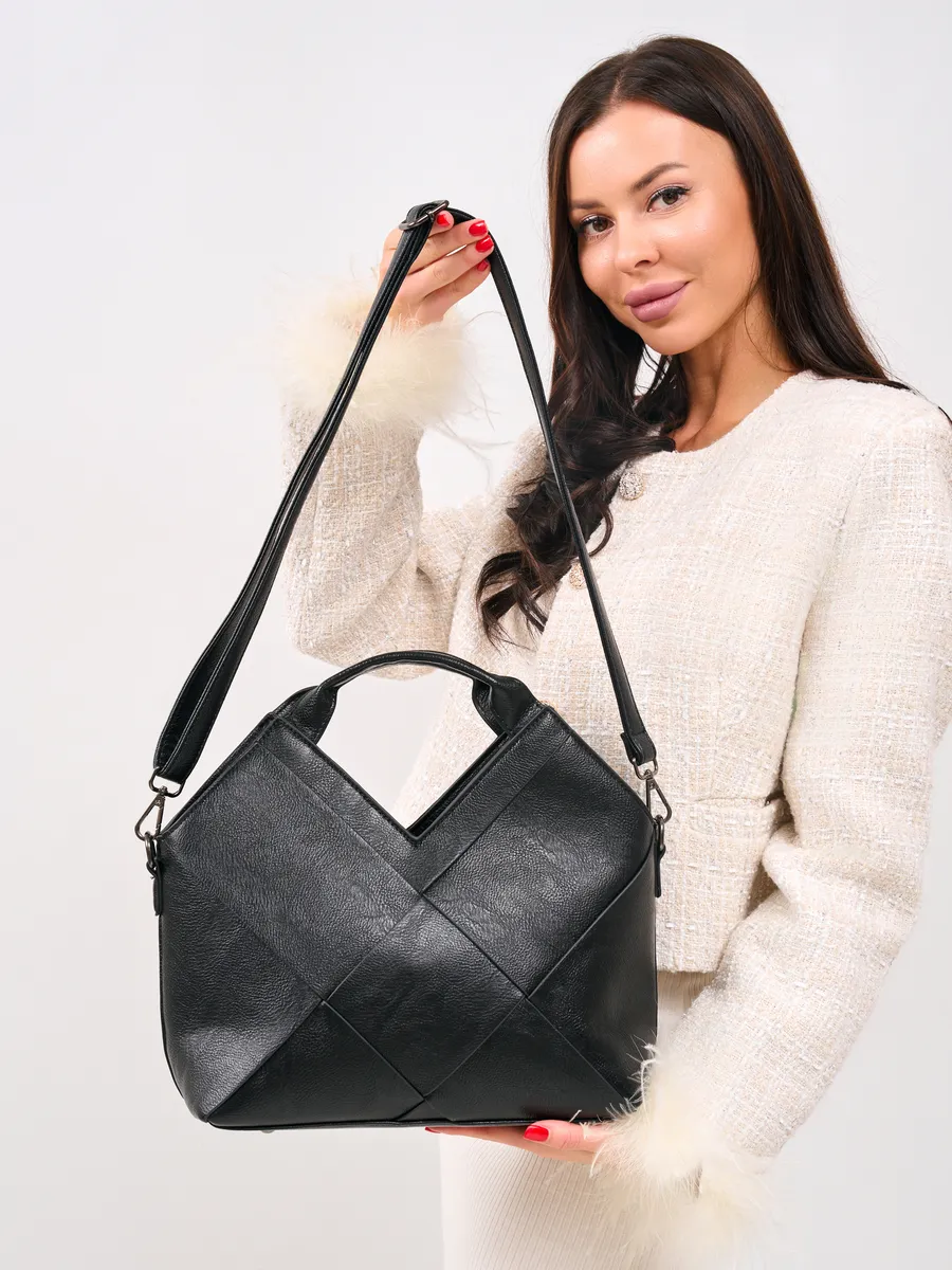 Woven Genuine Leather Jakarta Bag