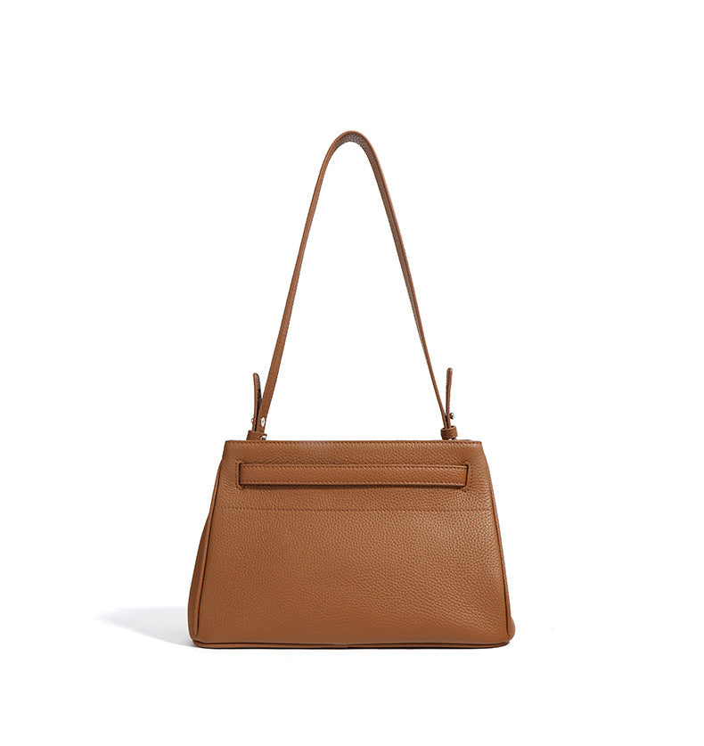 Small Genuine Leather Valencia Bag – Silver Hardware