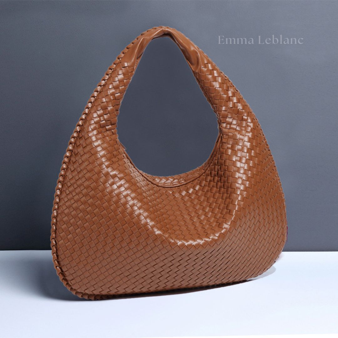Shoulder Maxi Woven Havana Bag