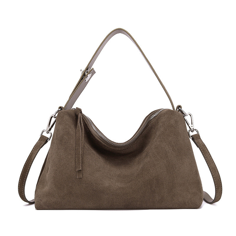 Shoulder Nubuck Leather Austin Bag