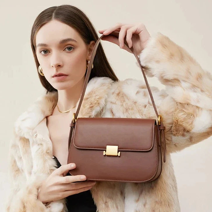Crossbody Box Genuine Leather Camille Bag