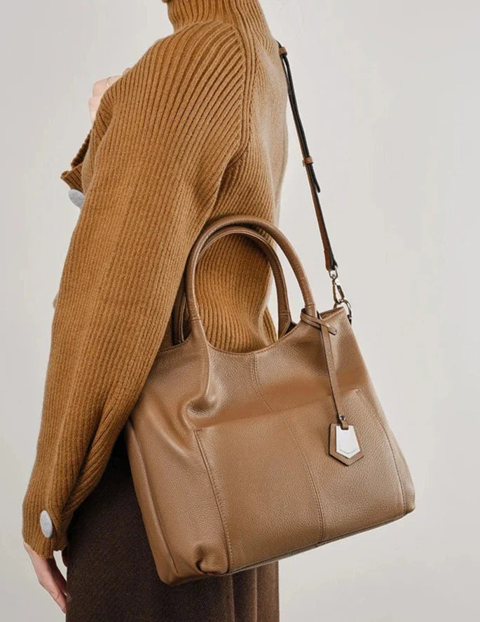 Tote Large Genuine Leather Classic Lisbon Bag