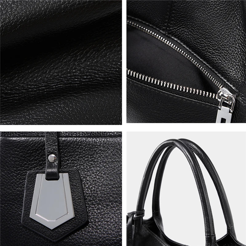 Tote Large Genuine Leather Classic Lisbon Bag