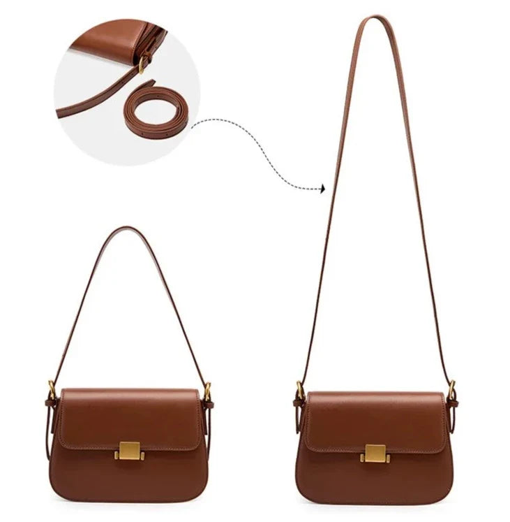 Crossbody Box Genuine Leather Camille Bag