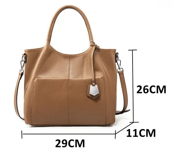 Tote Large Genuine Leather Classic Lisbon Bag