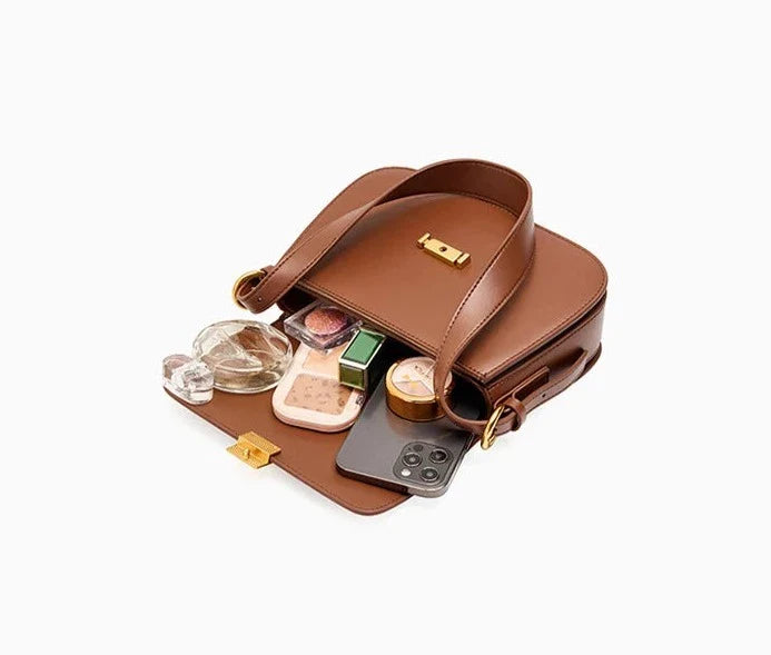 Crossbody Box Genuine Leather Camille Bag