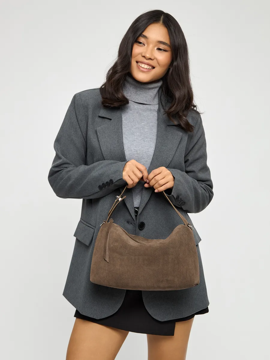 Shoulder Nubuck Leather Austin Bag