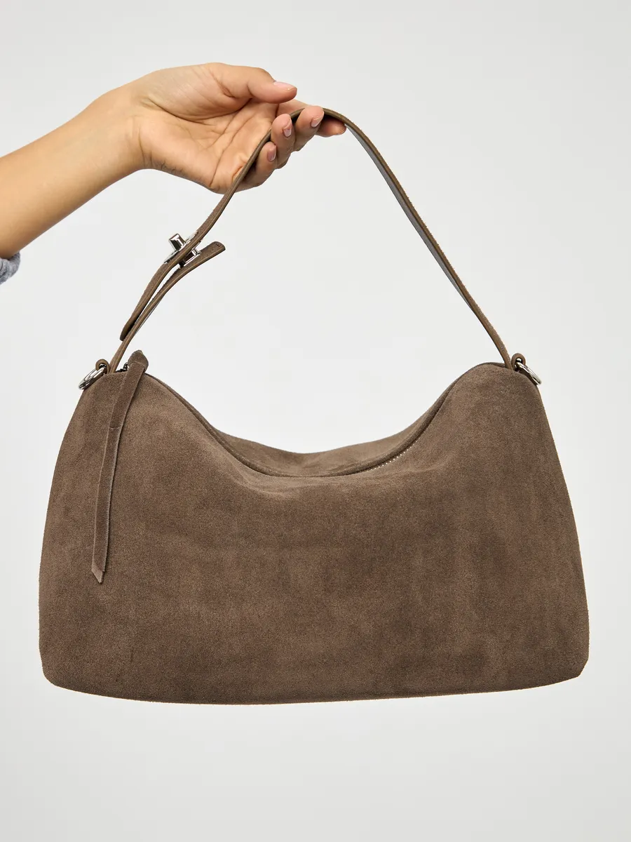 Shoulder Nubuck Leather Austin Bag