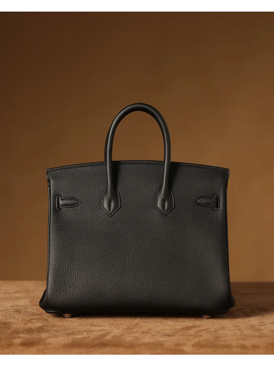 Classic Medium Genuine Leather Barcelona Bag – Silver Hardware