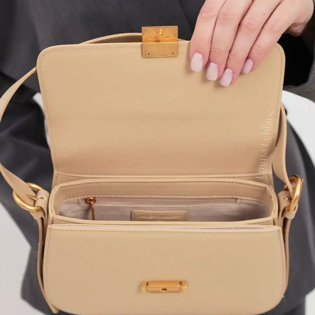 Crossbody Box Genuine Leather Camille Bag