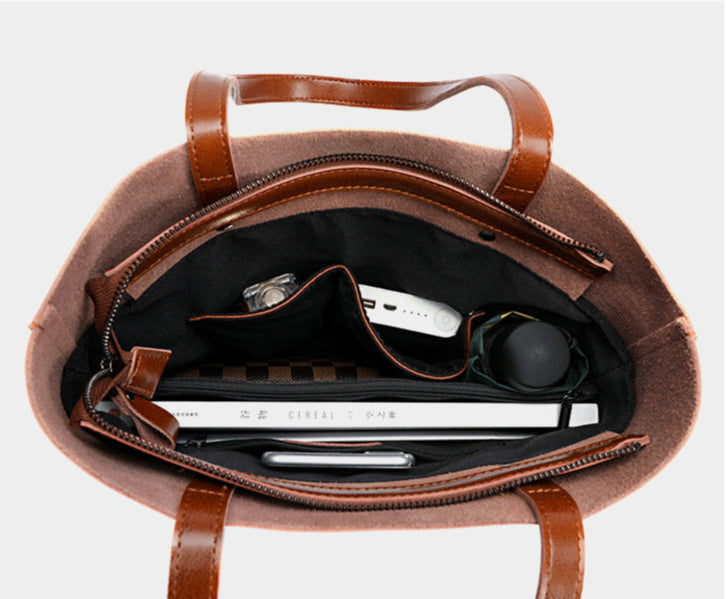 Tote Large Genuine Leather Vienna Bag