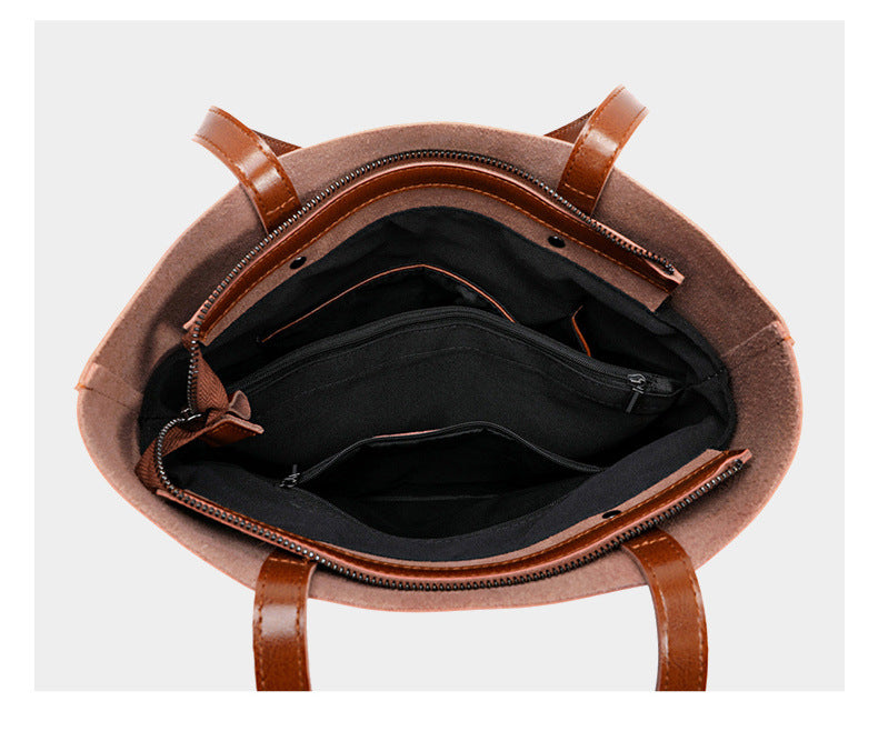 Tote Large Genuine Leather Vienna Bag