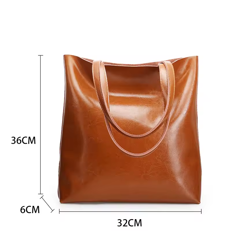 Tote Large Genuine Leather Vienna Bag