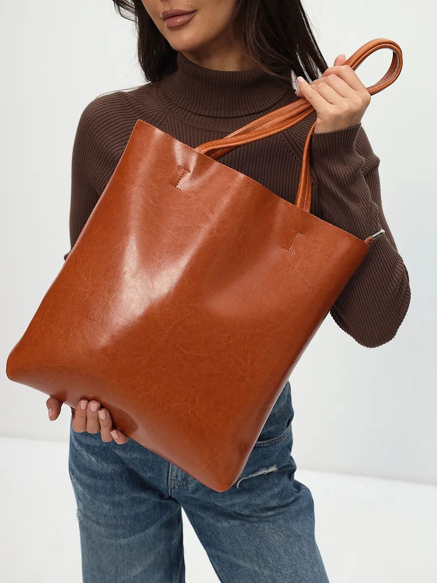 Tote Large Genuine Leather Vienna Bag
