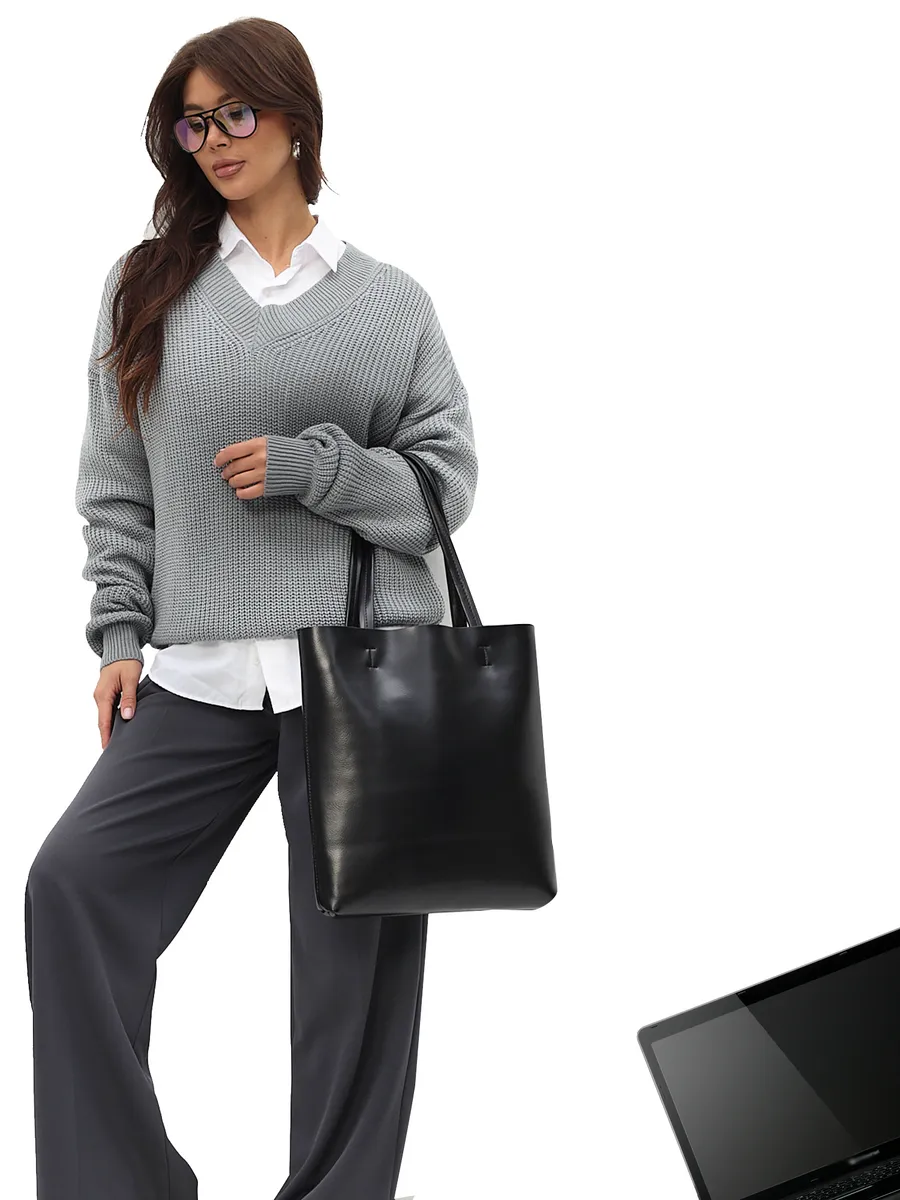 Tote Large Genuine Leather Vienna Bag