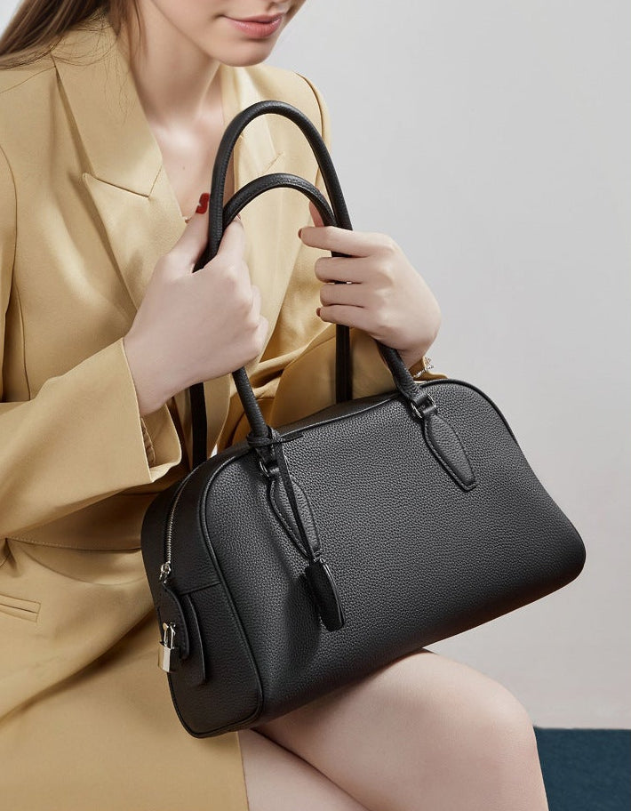 Medium Genuine Leather Milan Bag