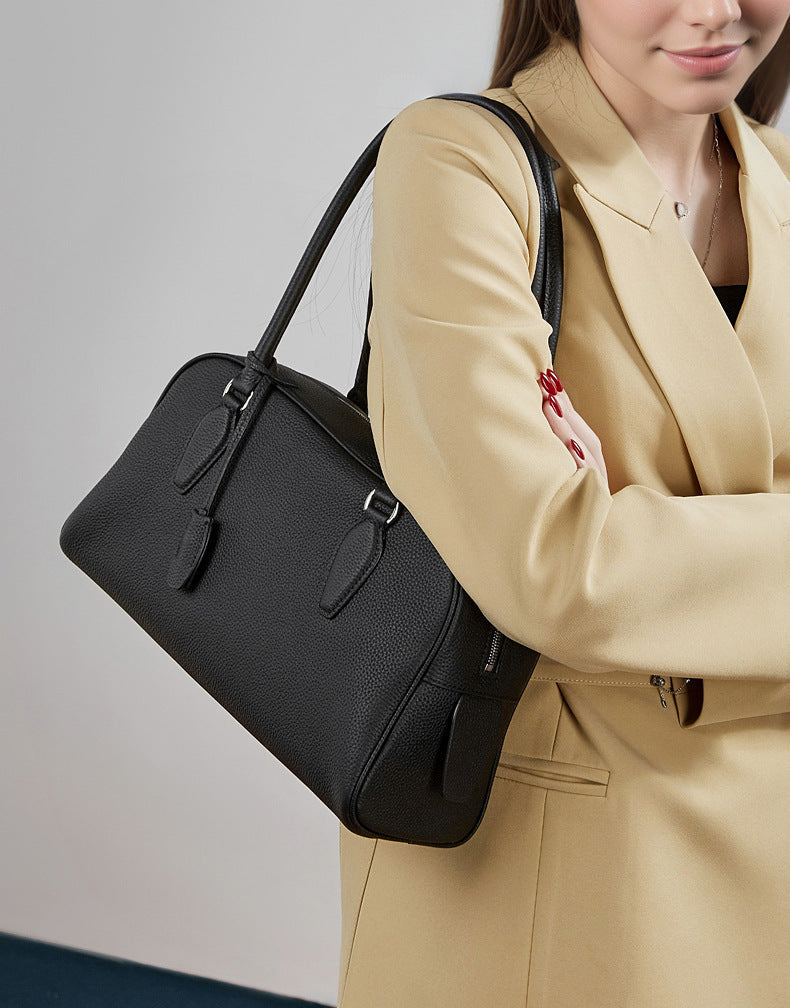 Medium Genuine Leather Milan Bag