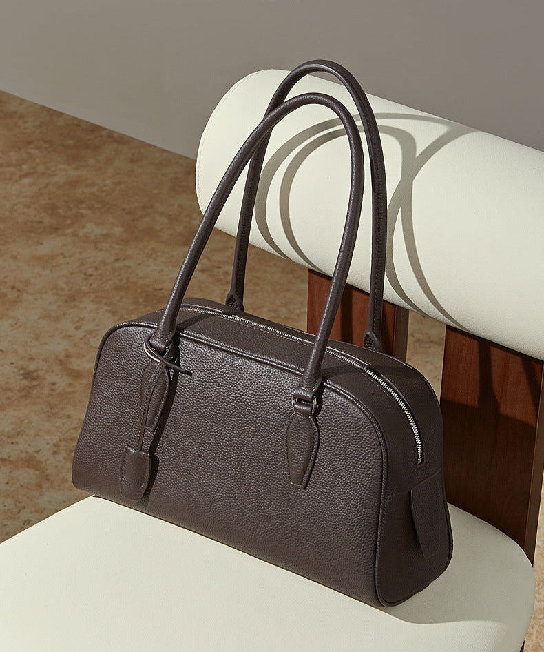 Medium Genuine Leather Milan Bag