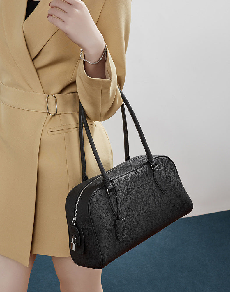 Medium Genuine Leather Milan Bag