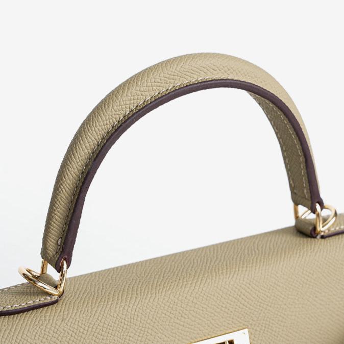Classic Medium Genuine Leather Madrid Bag – Gold Hardware
