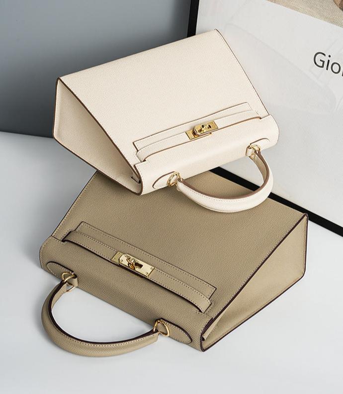 Classic Medium Genuine Leather Madrid Bag – Gold Hardware