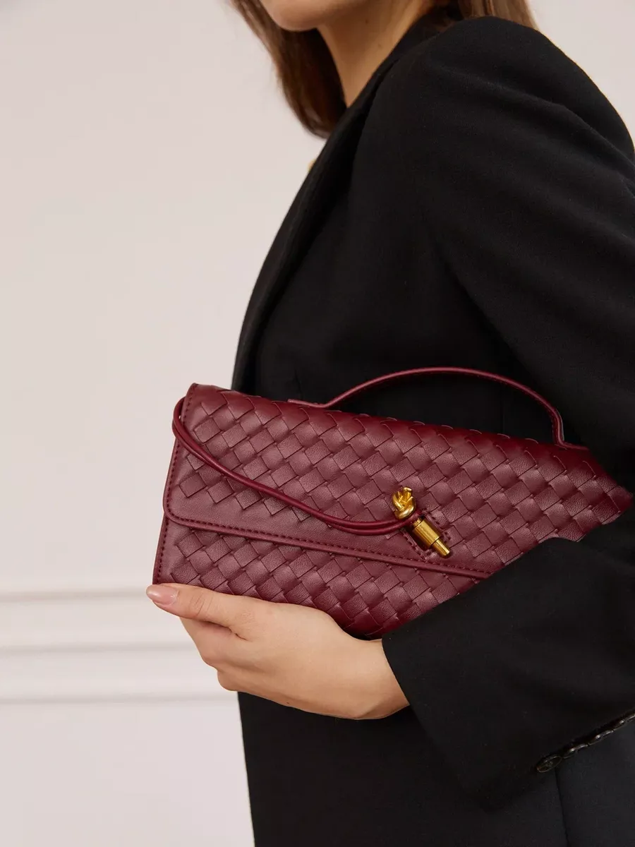 Baguette Woven Laurent Bag