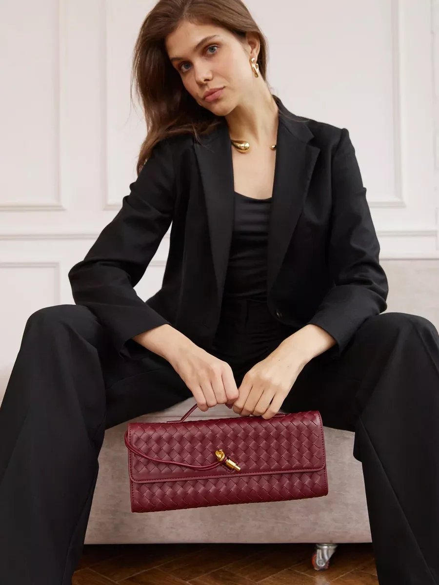 Baguette Woven Laurent Bag