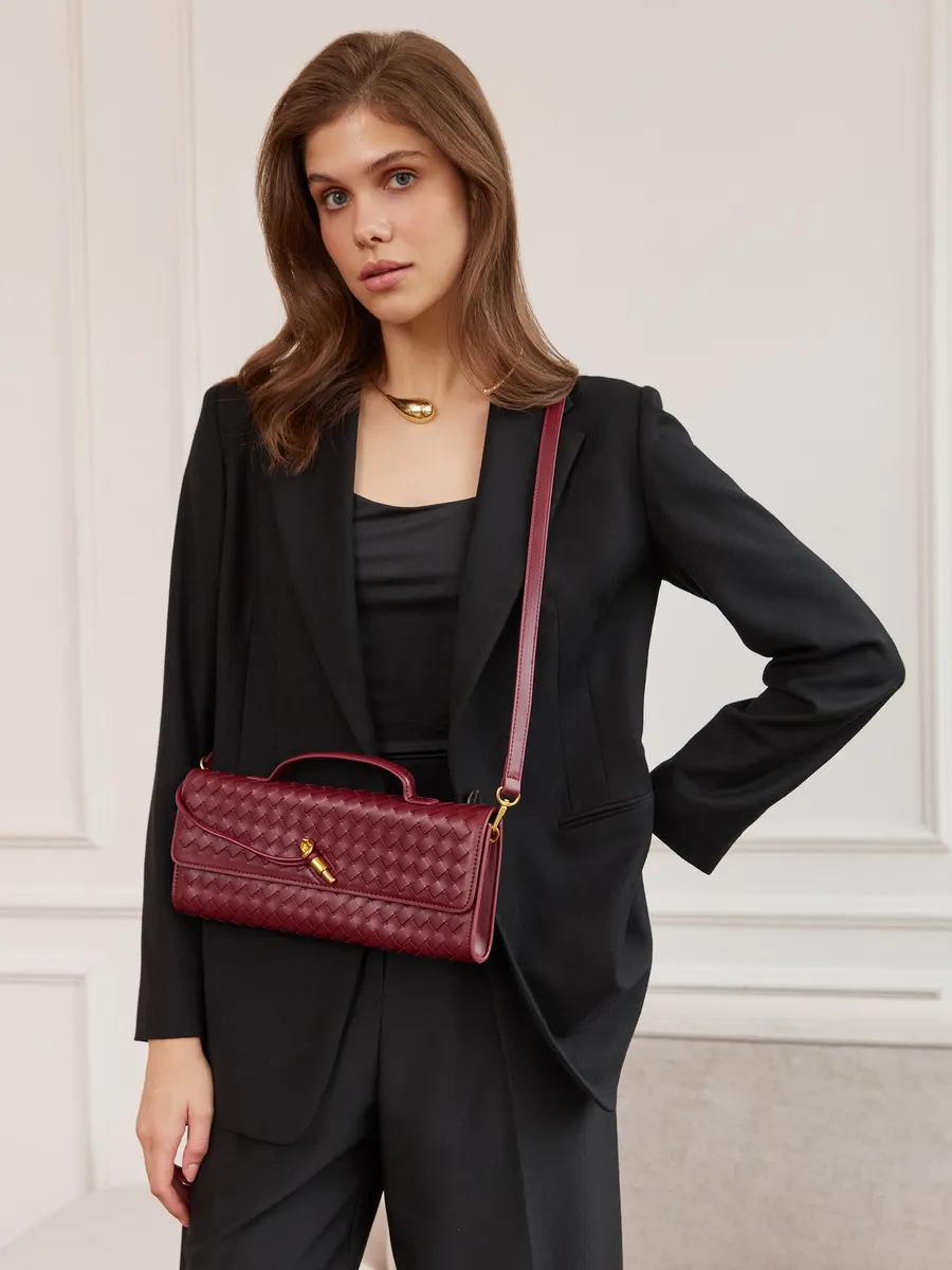 Baguette Woven Laurent Bag