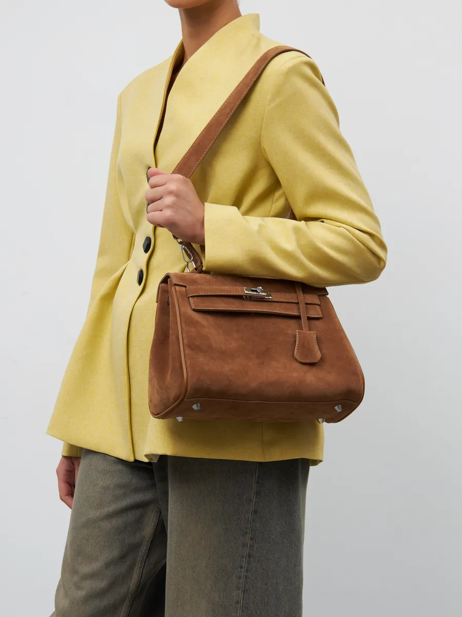 Classic Medium Suede Madrid Bag