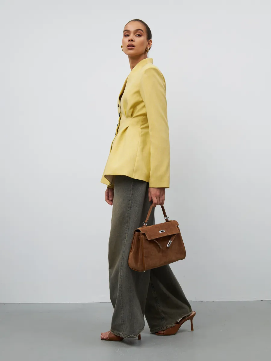 Classic Medium Suede Madrid Bag