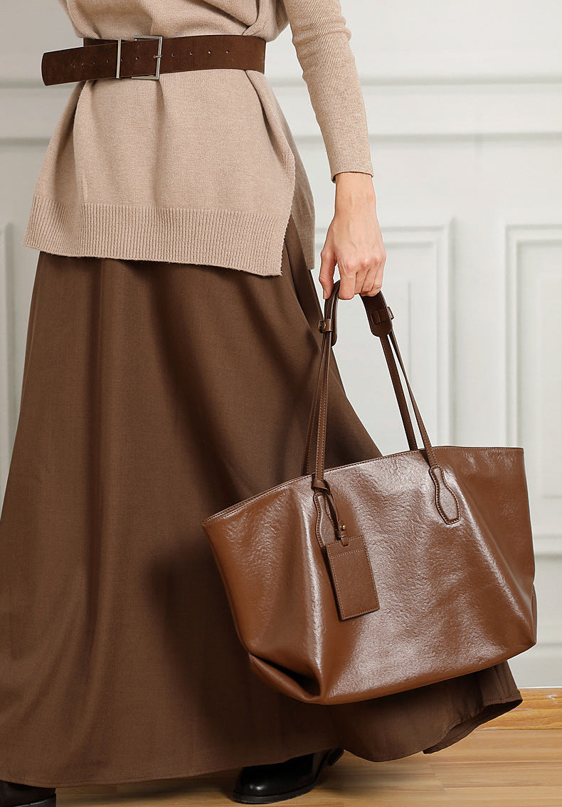 Tote Large Genuine Leather London Bag